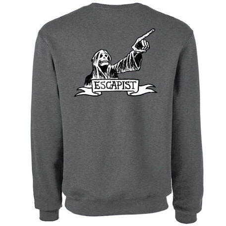 Escapist Reaper Crew Sweatshirt Charcoal Heather