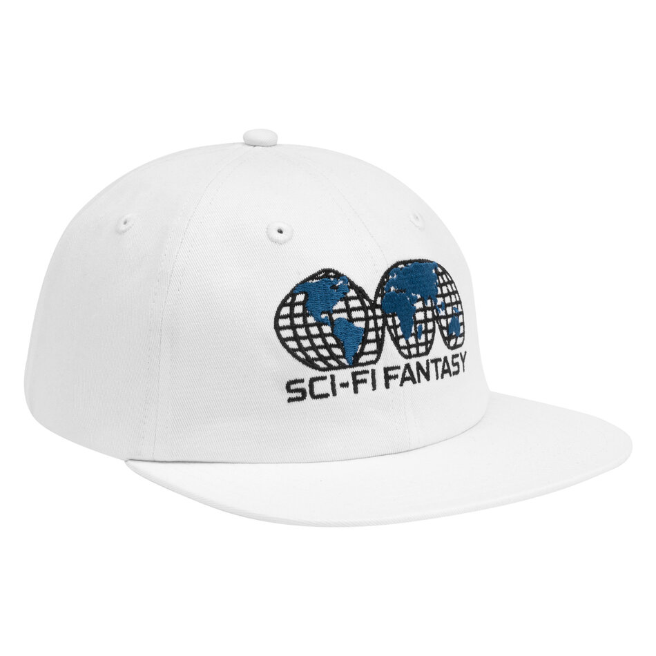 Sci-Fi Fantasy Global Snapback Hat White