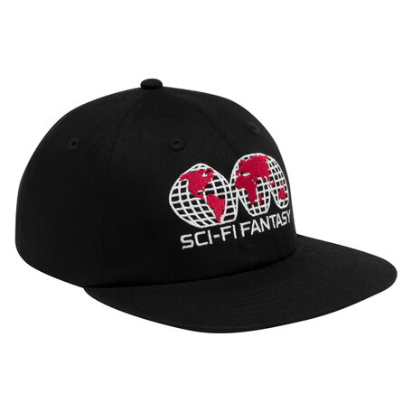 Sci-Fi Fantasy Global Snapback Hat Black