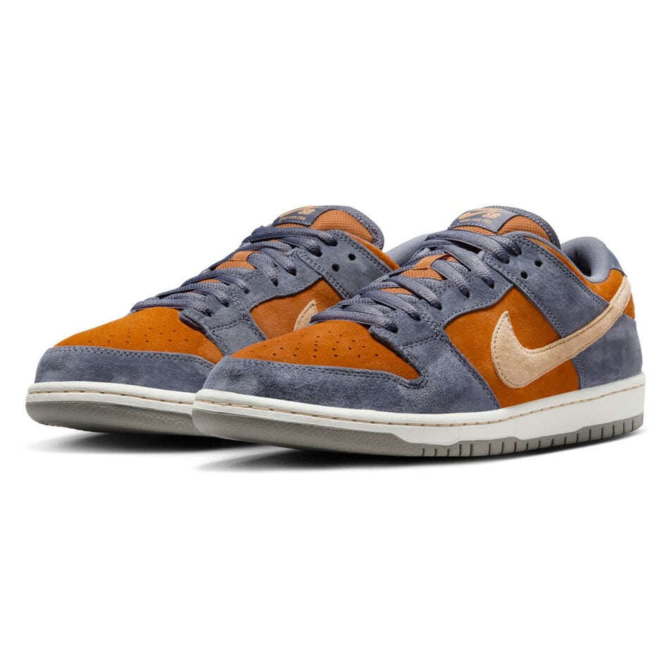 Nike SB Dunk Low Pro Light Carbon/Sesame-Monarch-Summit White