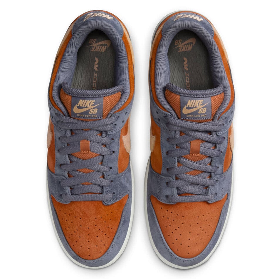 Nike SB Dunk Low Pro Light Carbon/Sesame-Monarch-Summit White