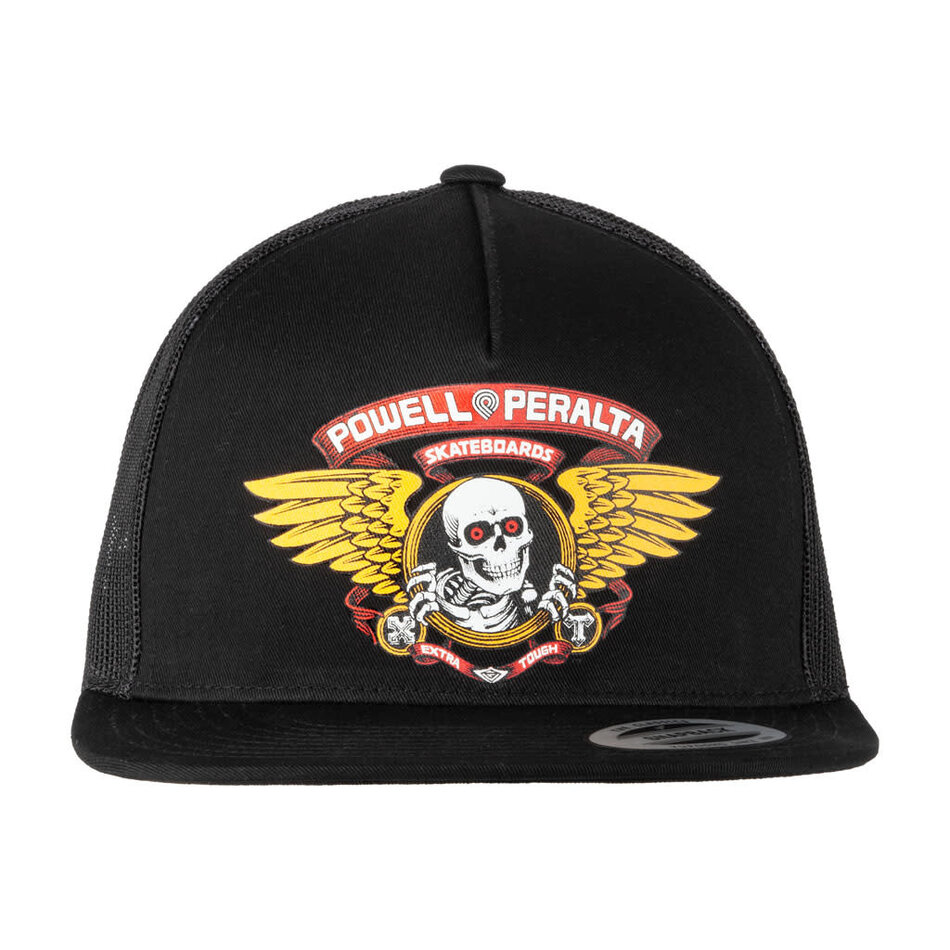 Powell Peralta Winged Ripper Trucker Hat Black
