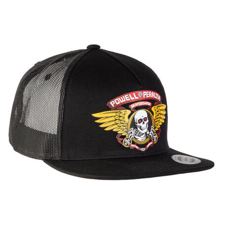 Powell Peralta Winged Ripper Trucker Hat Black