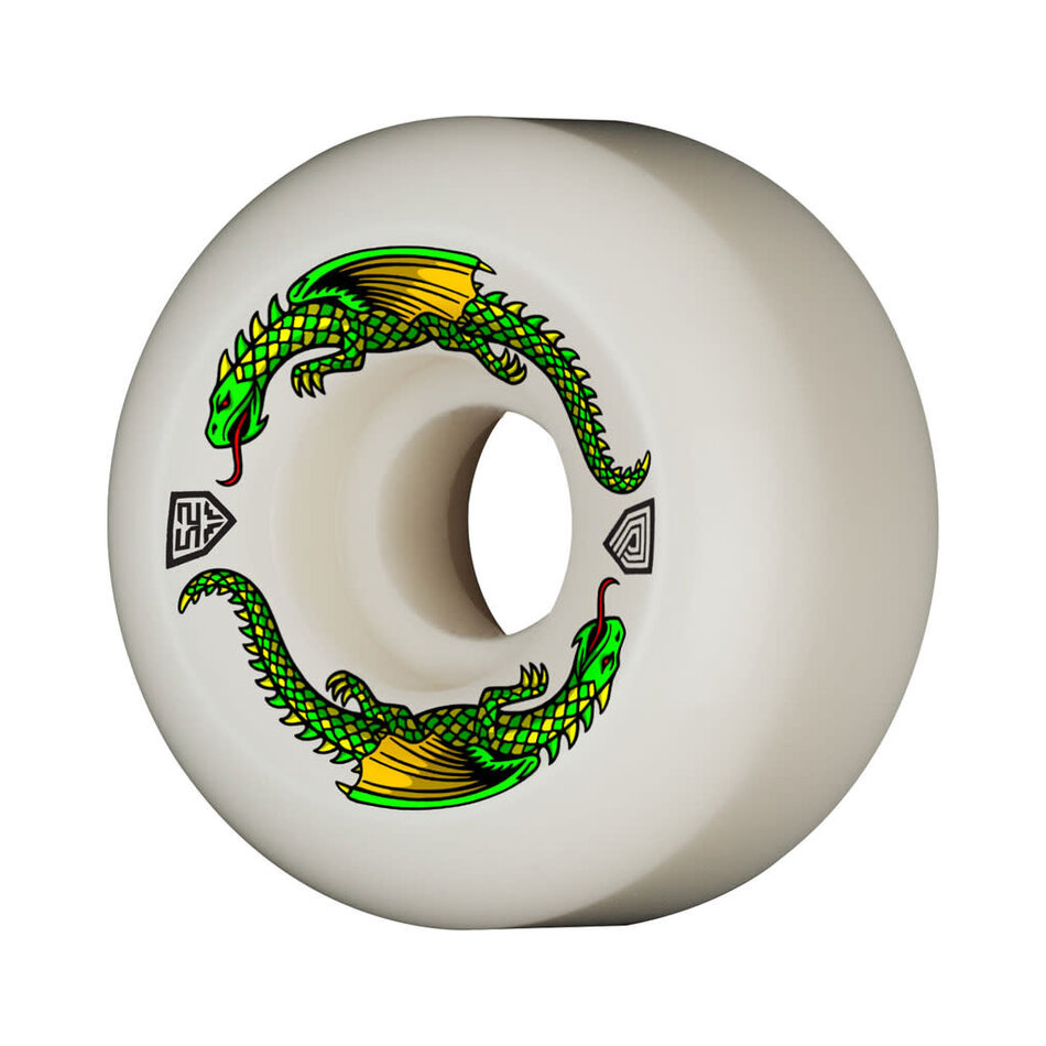 Powell Peralta Dragon Formula 93A V5 Wheels White