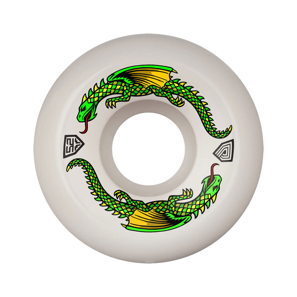 Powell Peralta Dragon Formula 93A V5 Wheels White