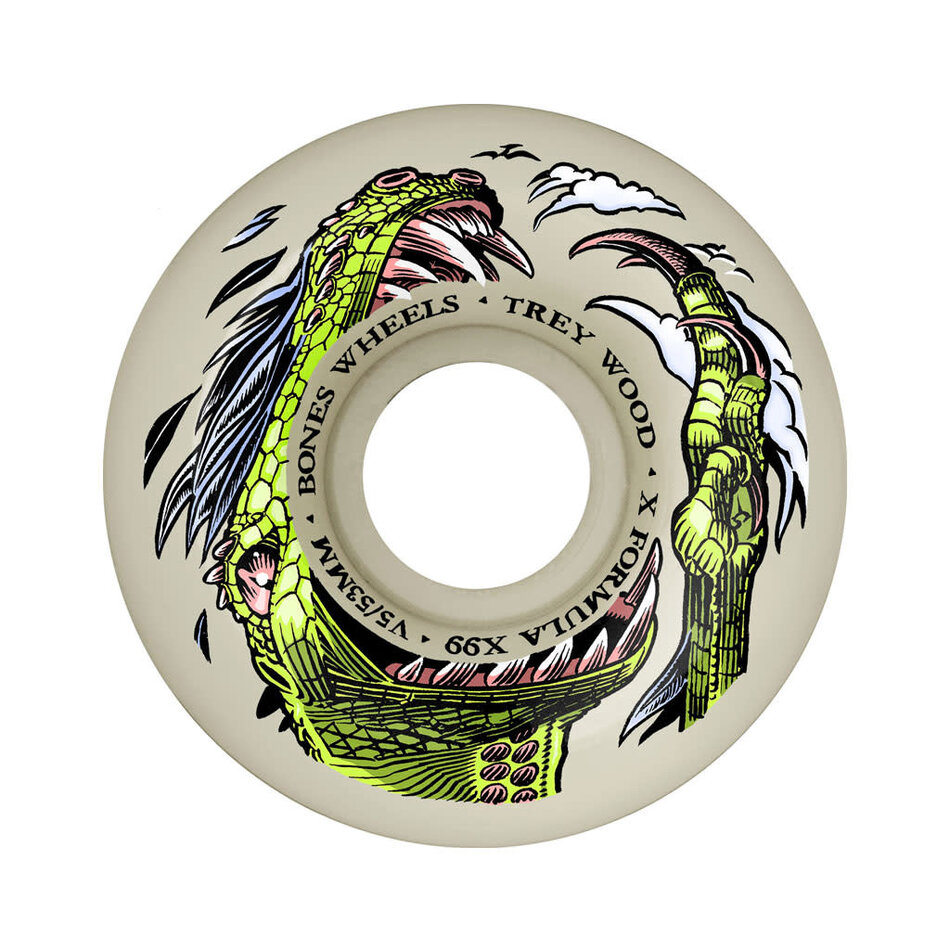 Bones Trey Wood Dino-Sortas X-Formula V5 99A Wheels