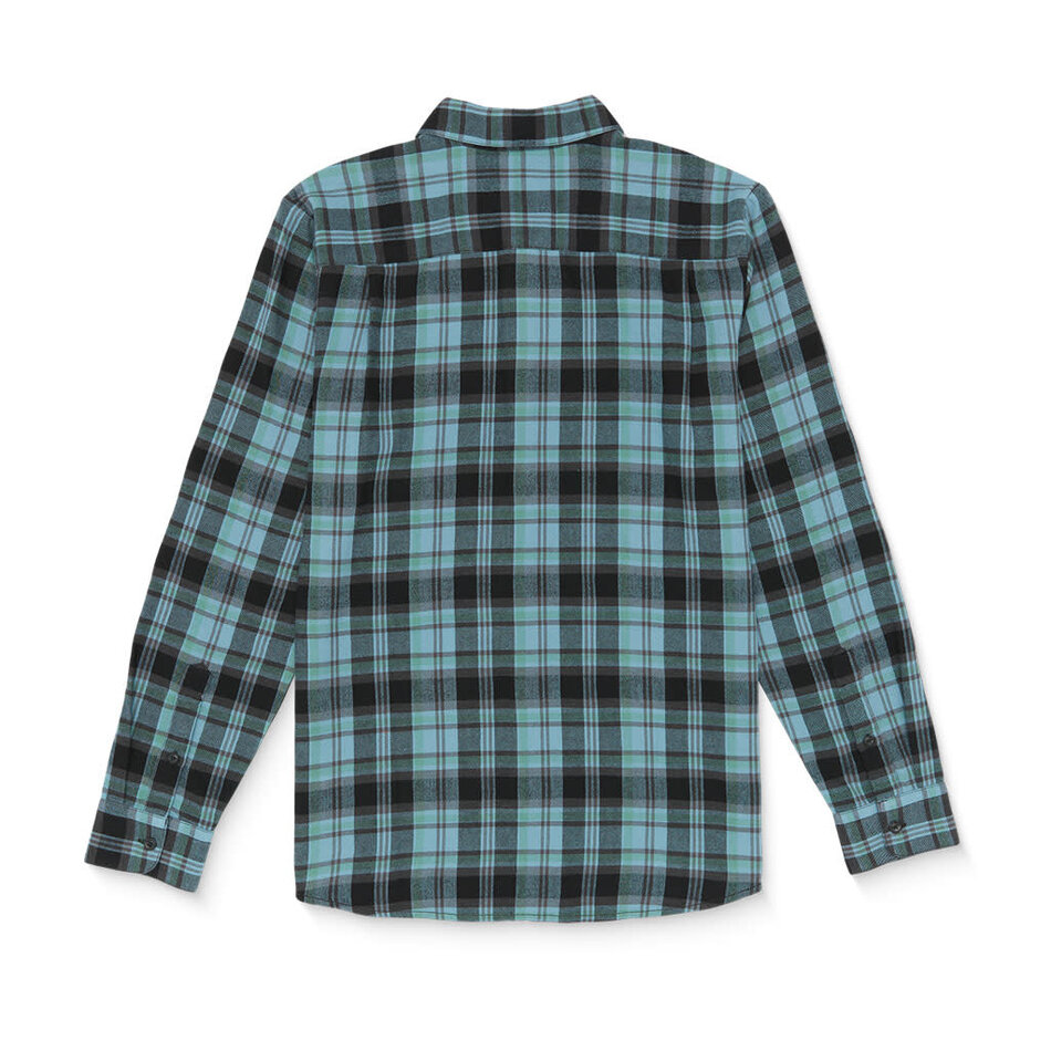 Volcom Caden L/S Flannel Blue Rinse