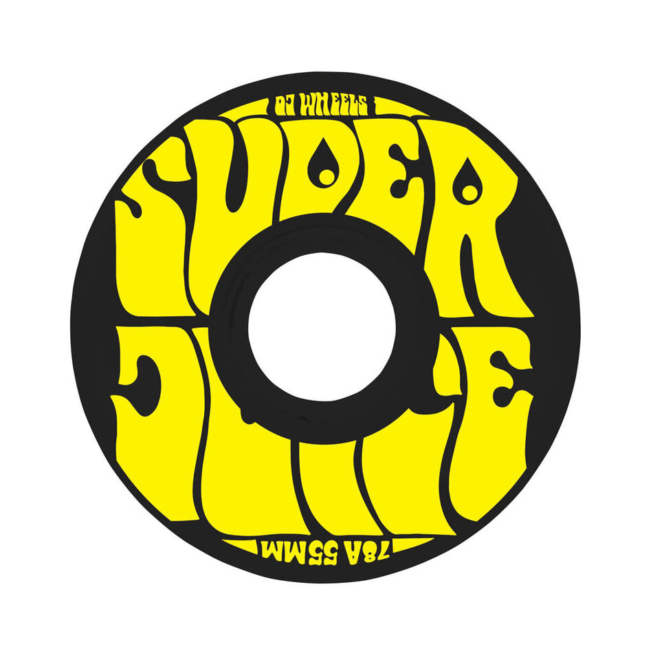 OJ Super Juice Mini 78A Wheels Black/Yellow