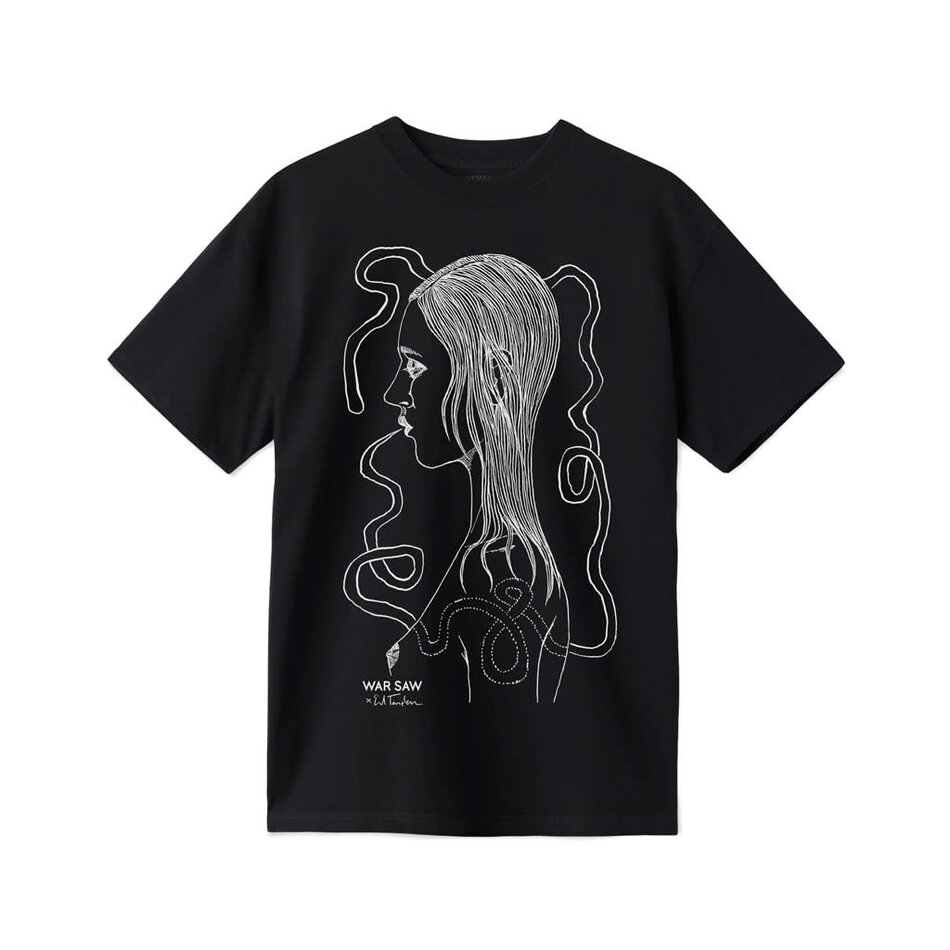 Warsaw x Ed Templeton Profile T-Shirt Black/White