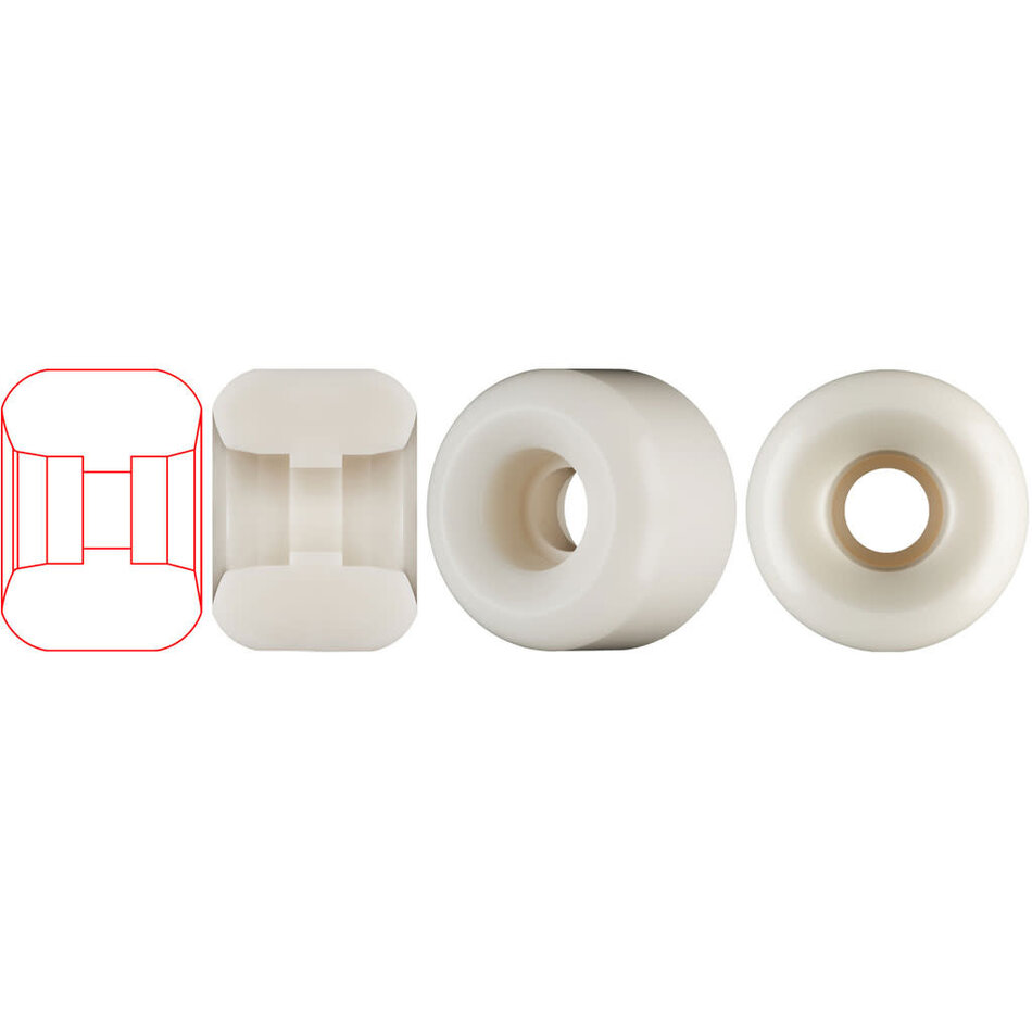 Powell Peralta Dragon Formula 88A Wheels White