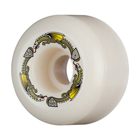 Powell Peralta Dragon Formula 88A Wheels White