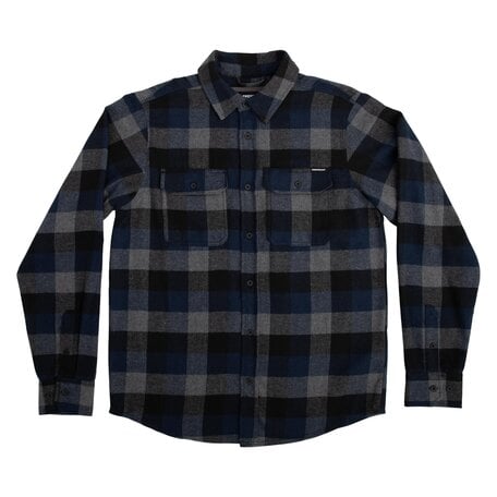 Independent Belmont  L/S Flannel Navy
