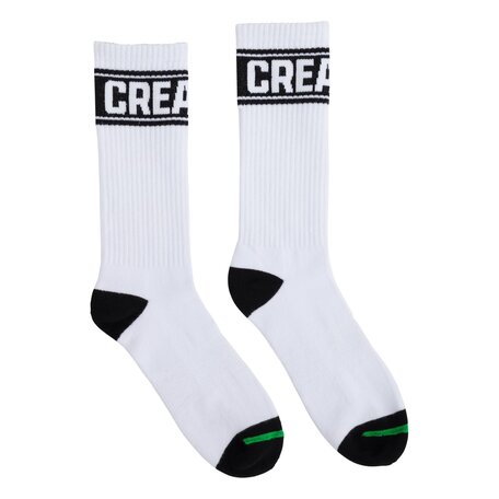 Creature Crete-Ture Crew Socks White