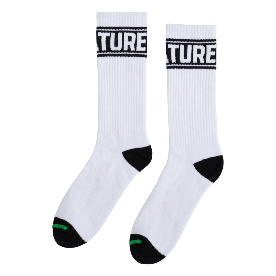 Creature Crete-Ture Crew Socks White