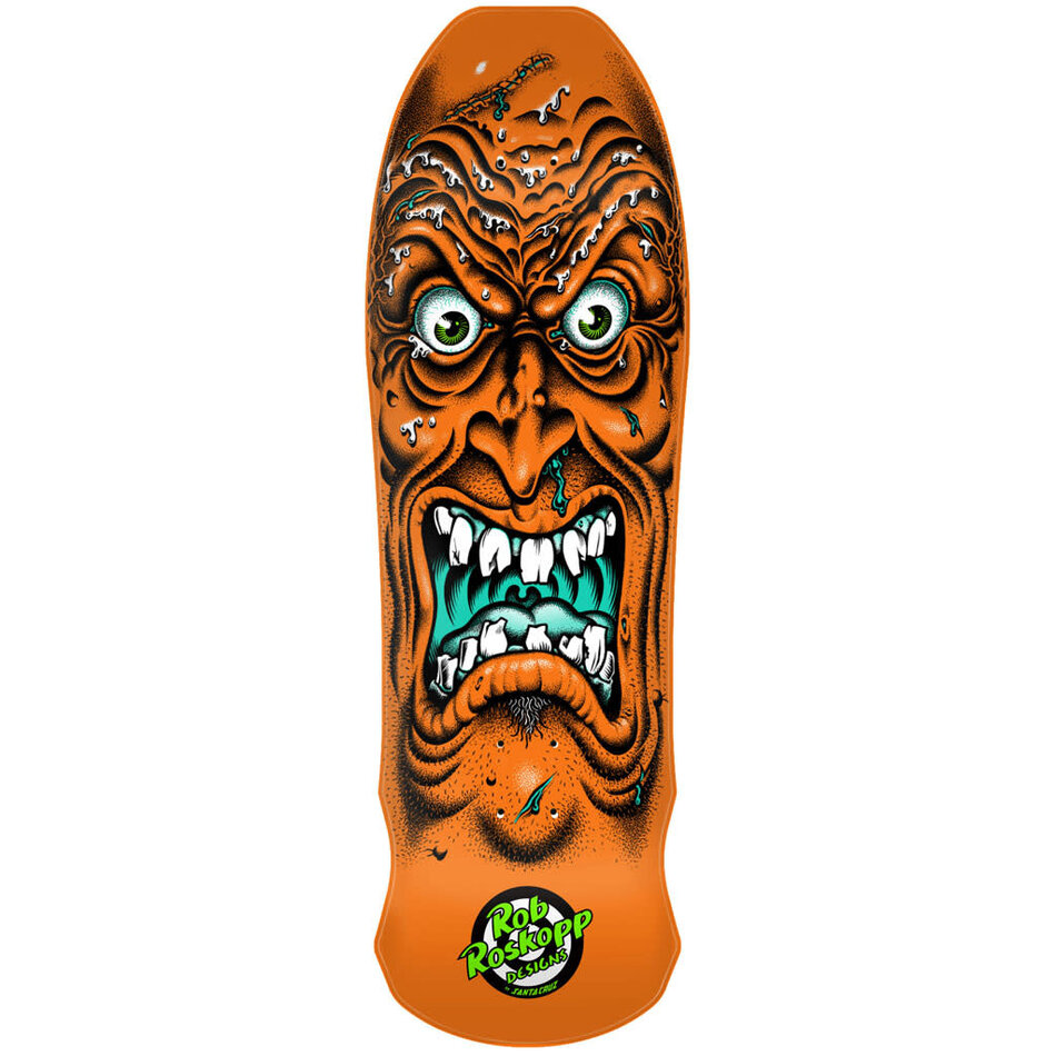 Santa Cruz Rob Roskopp Face Reissue Deck Orange Dip