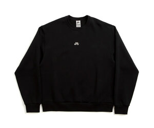 Nike SB Nike SB Essential Logo Crew Fleece Sweatshirt Black/White - Escapist
