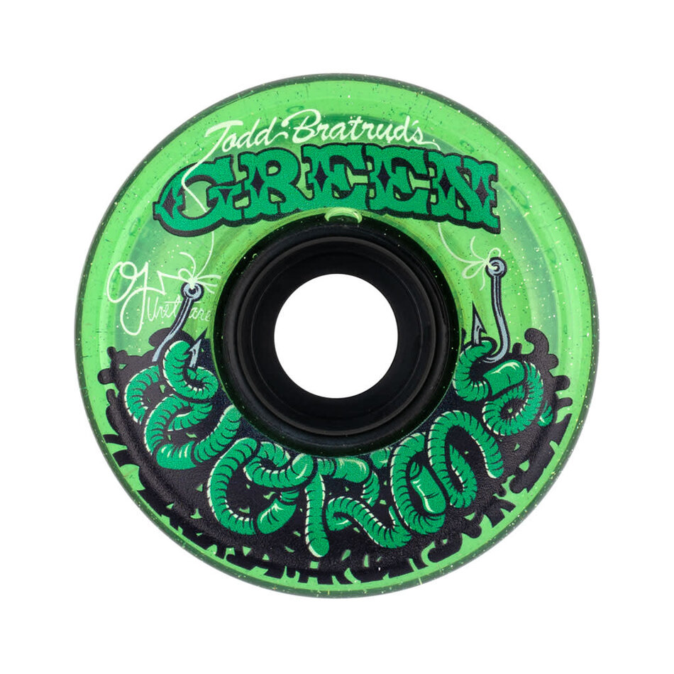OJ Green Worm Super Juice 78A Wheels Worm