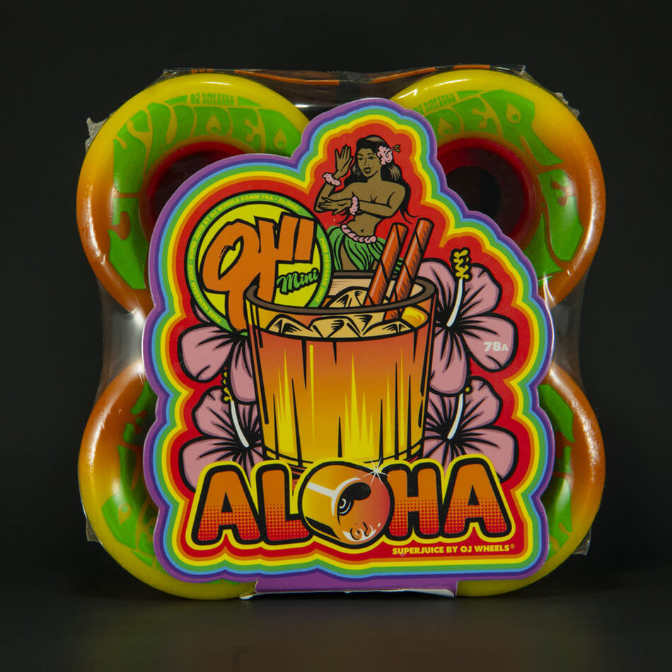 OJ Mai Tai Super Juice Mini 78A Wheels Yellow Orange - Escapist