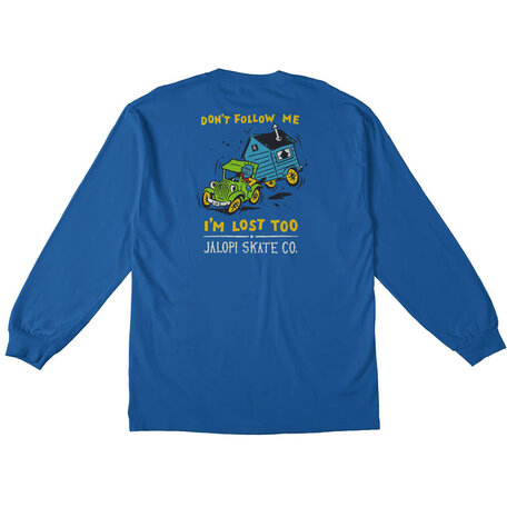 Anti Hero Jalopi Returns L/S T-Shirt Royal