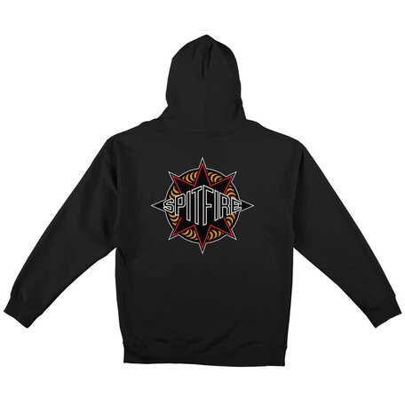 Spitfire Sure Shot Zip Hoodie Black