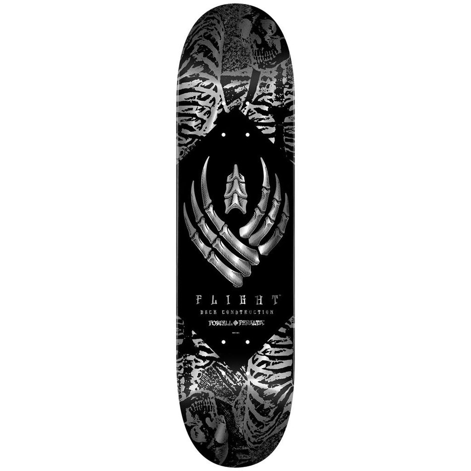 Powell Peralta Flight Skeleton Deck 243 Silver Foil