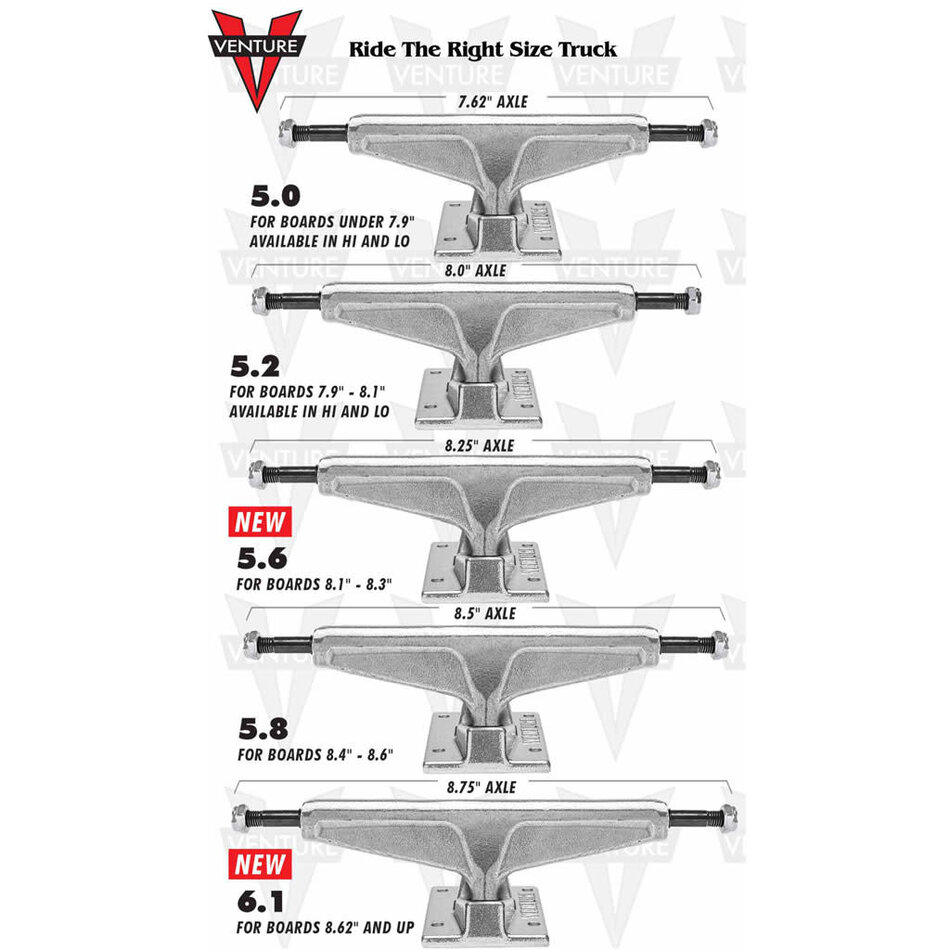 Venture x Bronze Trucks Polished/Bronze