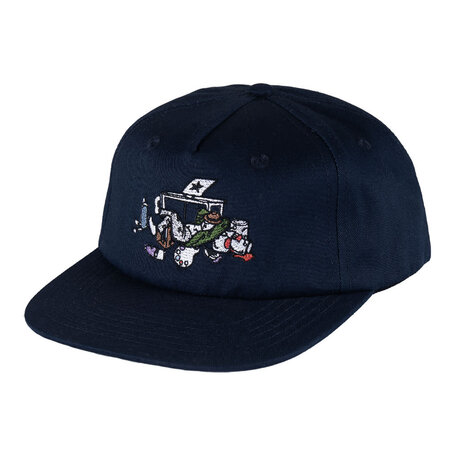 Pass-Port Lucid Dream Snapback Workers Hat Navy/Dark Green