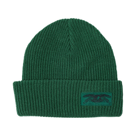 Anti-Hero Stock Eagle Label Cuff Beanie Green/Black