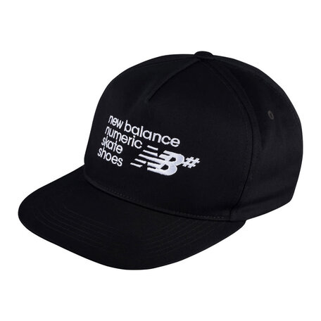 New Balance Numeric 5-Panel A-Frame Snapback Hat Black