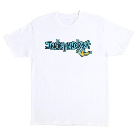 Independent Mark Gonzales Gonz BarT-Shirt White