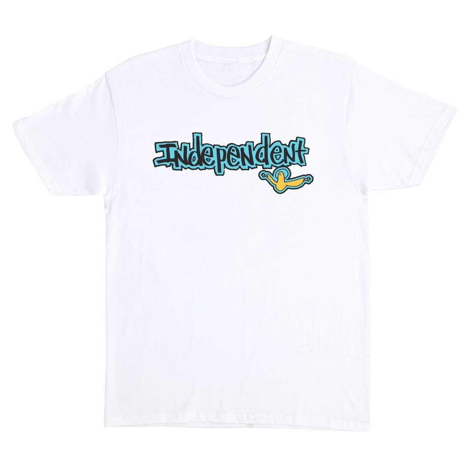 Independent Mark Gonzales Gonz Bar T-Shirt White
