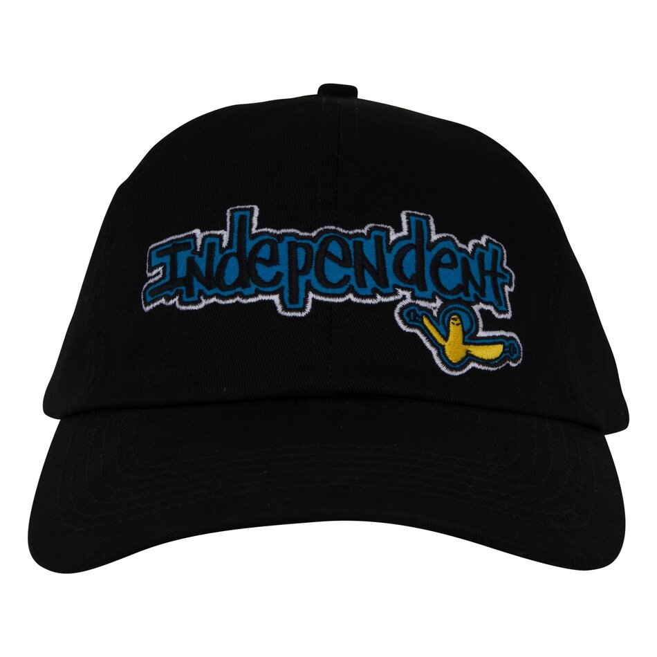 Independent Mark Gonzales Bar Dad Strapback Hat Black