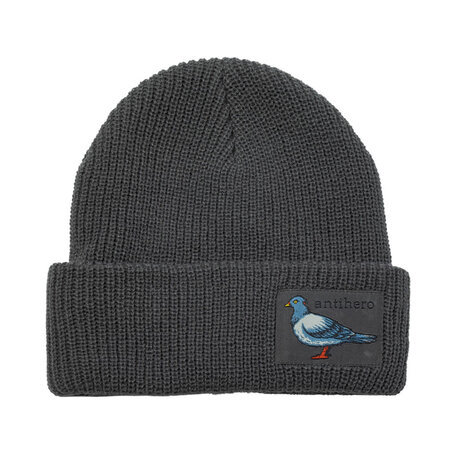 Anti-Hero Lil Pigeon Label Cuff Beanie Charcoal