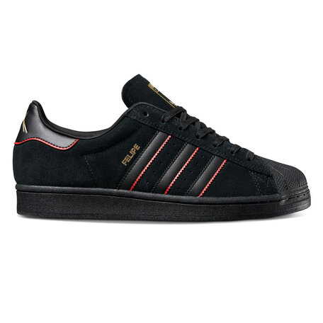 Adidas x Felipe Gustavo Superstar ADV Black/Scarlet/Gold