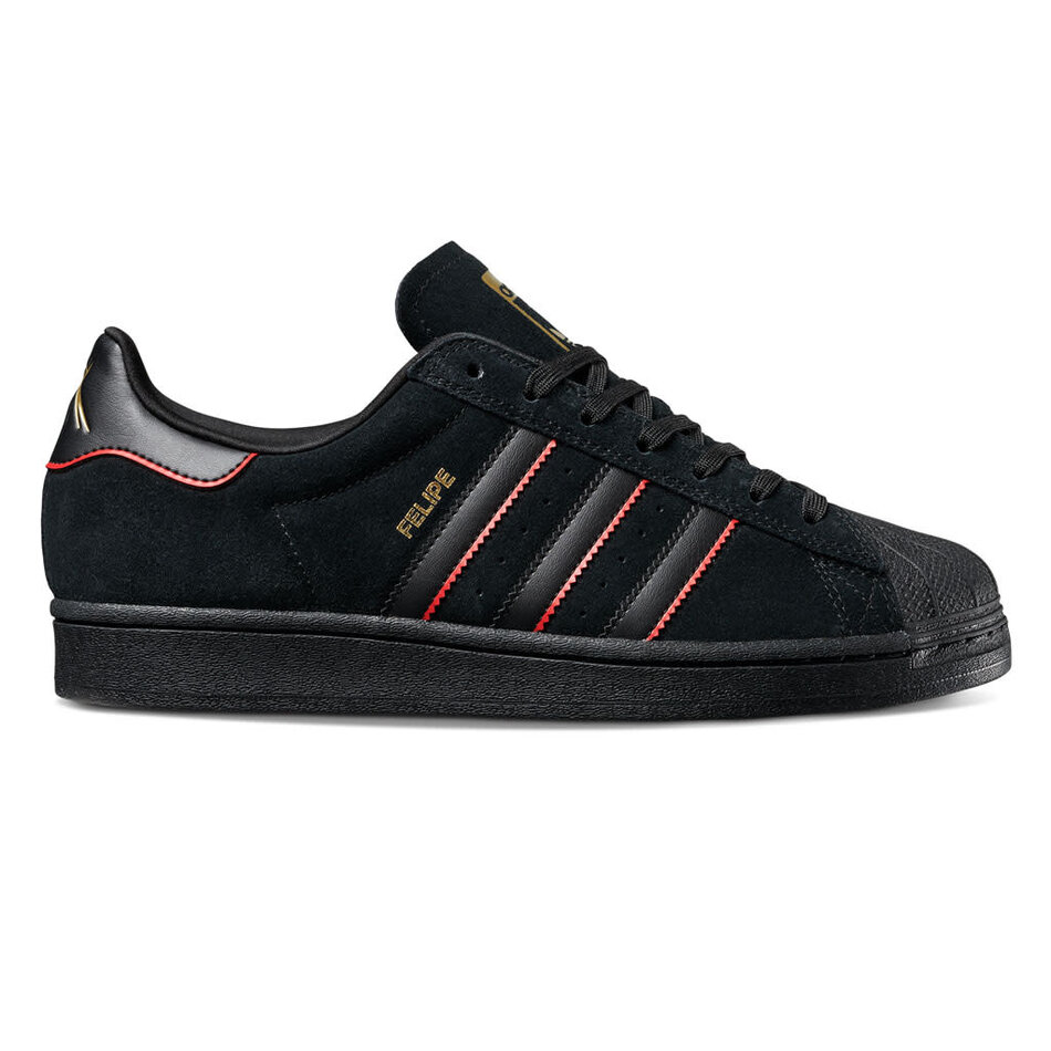 Adidas x Felipe Gustavo Superstar ADV Black/Scarlet/Gold