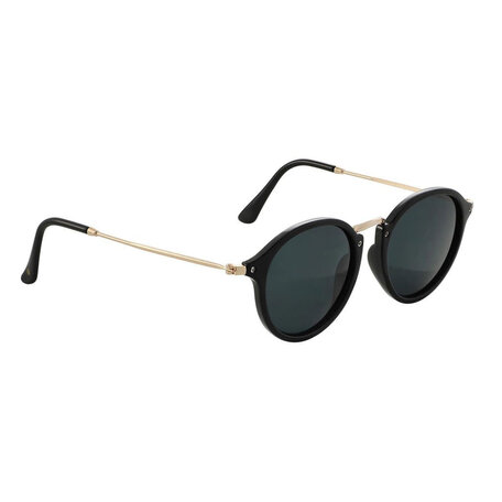 Glassy Klein Polarized Sunglasses Black/Gold
