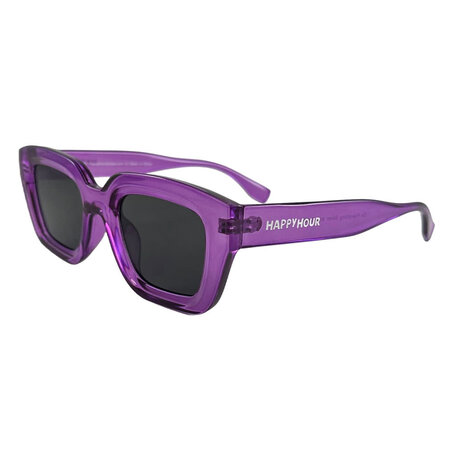 Happy Hour Camden Sunglasses Crystal Gloss Purple