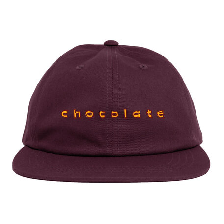 Chocolate Comic 6-Panel Snapback Hat Burgundy