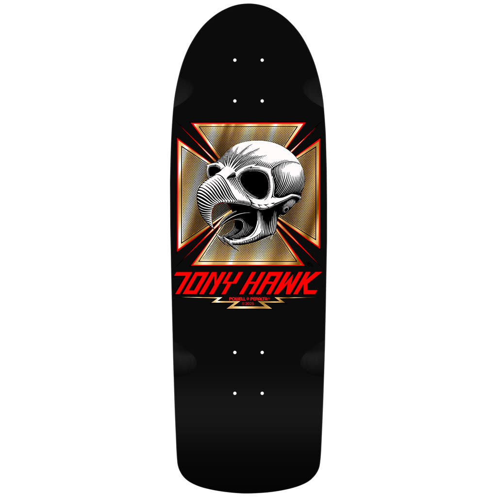 Powell Peralta Tony Hawk デッドストック スケートデッキ Powell Peralta Tony Hawk Bones Brigade 16 Deck Black - Escapist