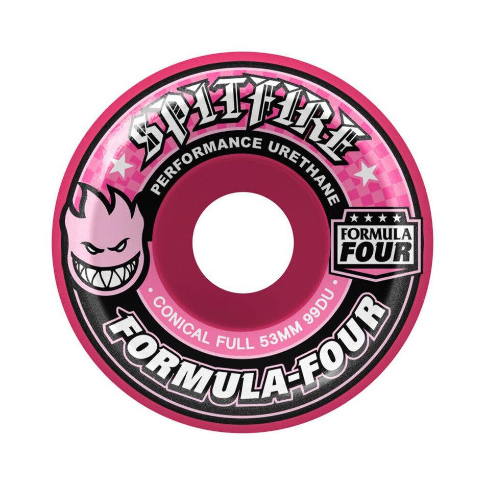 Spitfire Formula Four Conical Full 99A Wheels Pink