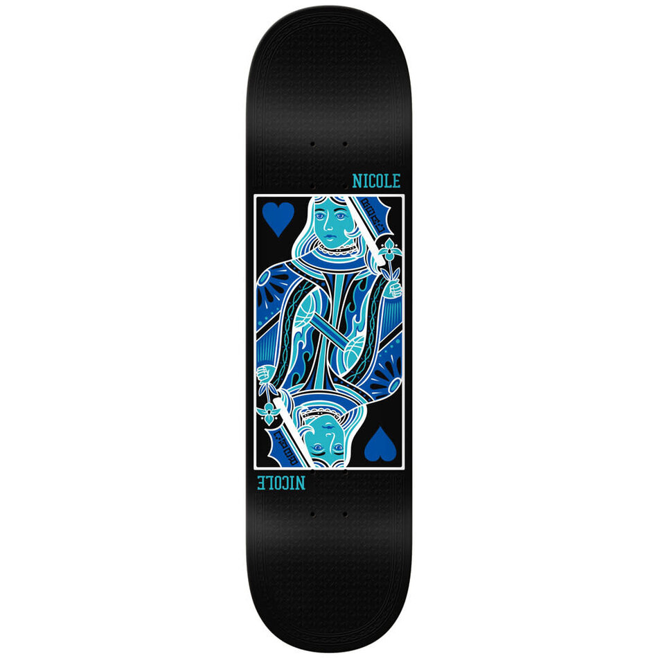 Real Nicole Hause Queen Of Hearts Twin Nose Deck