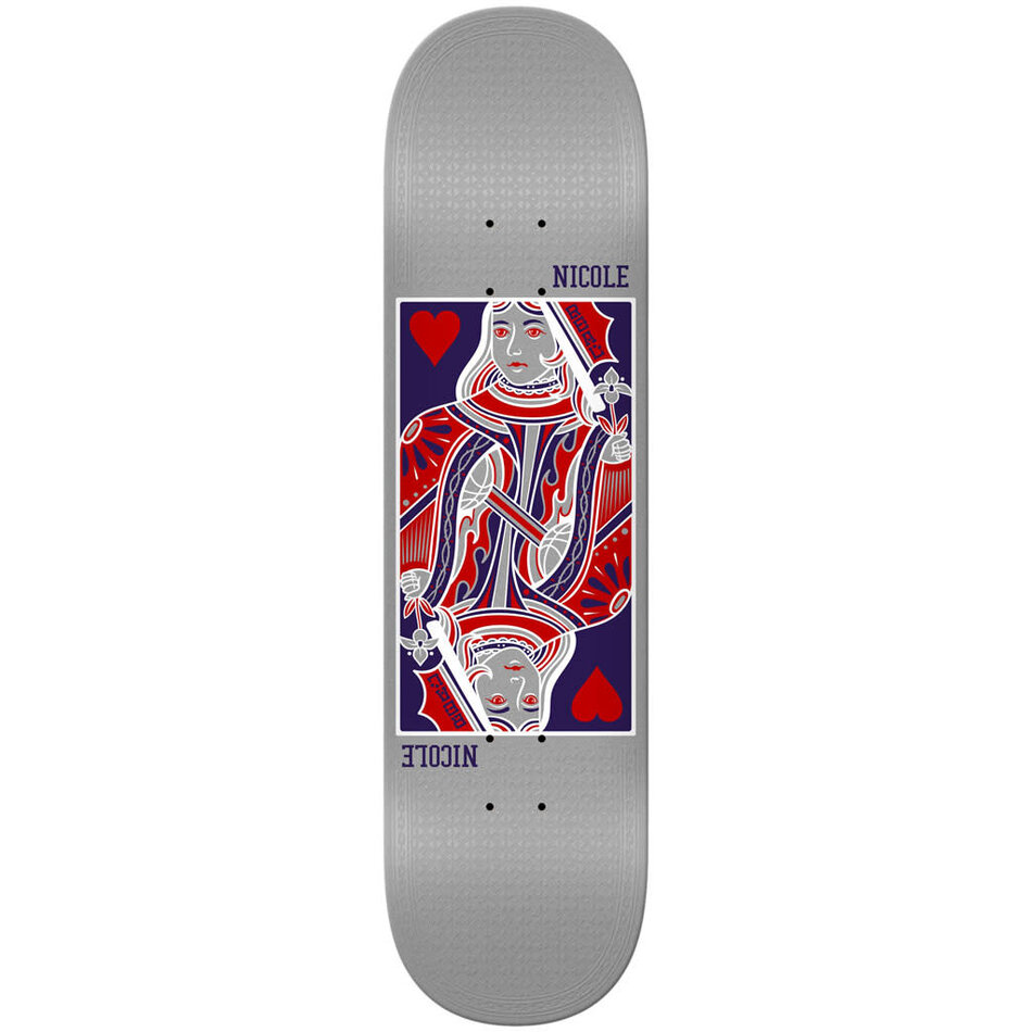 Real Nicole Hause Queen Of Hearts Twin Nose Deck