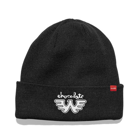 Chocolate x Waylon Jennings Tight Cuff Beanie Black