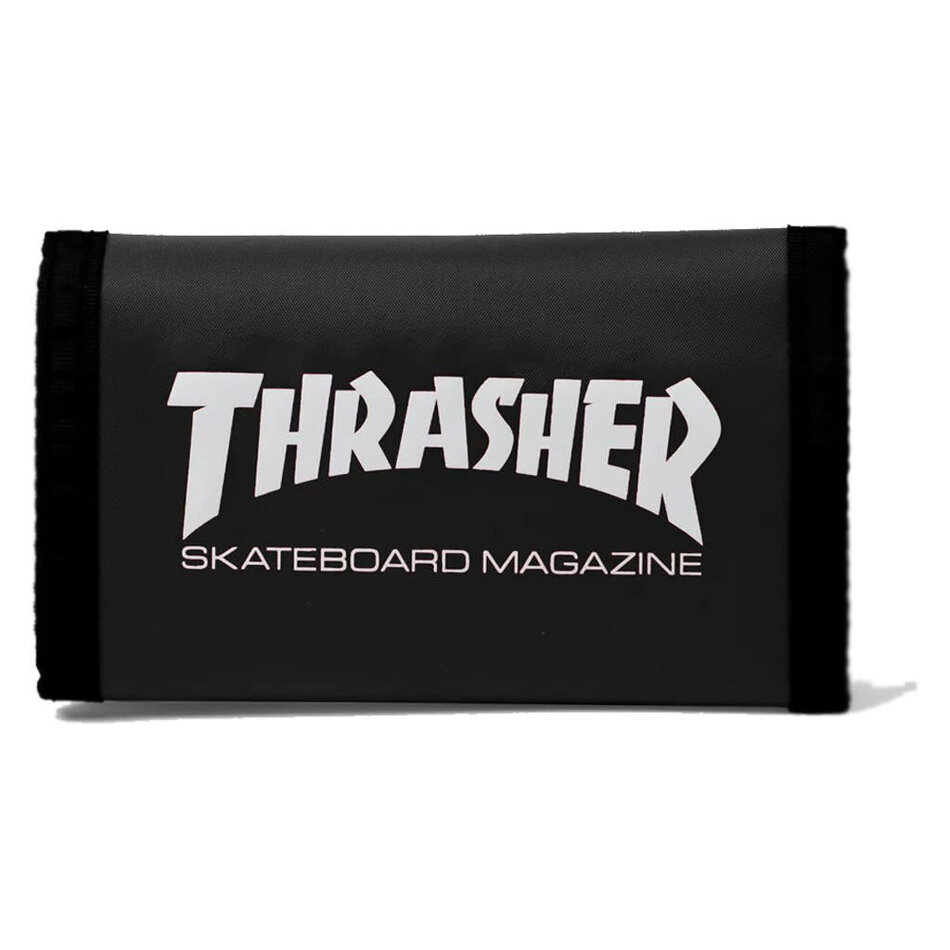 Thrasher Skate Mag Velcro Wallet Black