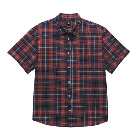 Vans Lawson Plaid S/S Woven Shirt Parisian Night