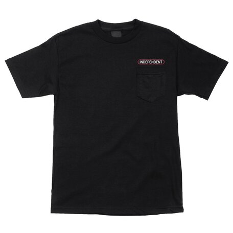 Independent Baseplate Pocket Heavyweight T-Shirt Black