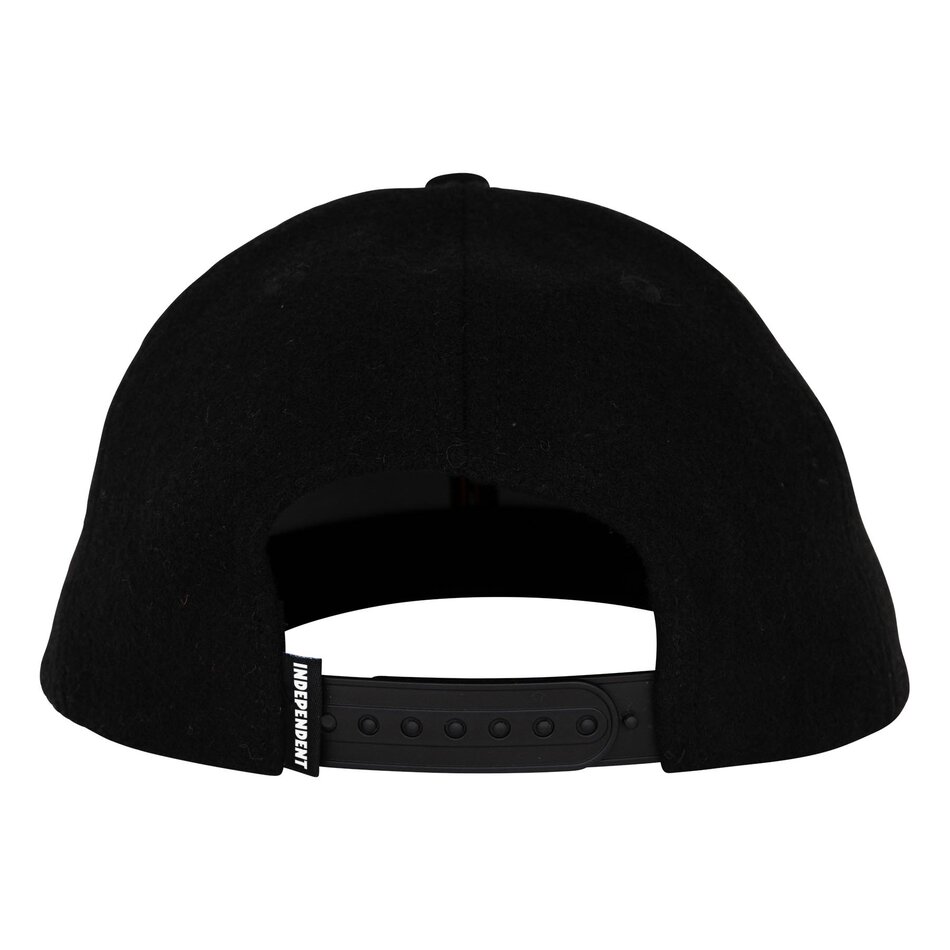 Independent FTR Team Snapback Structured Hat Black