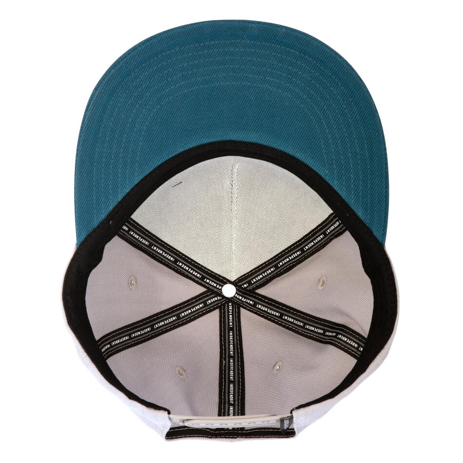 Independent FTR Team Snapback Structured Hat Grey/Navy