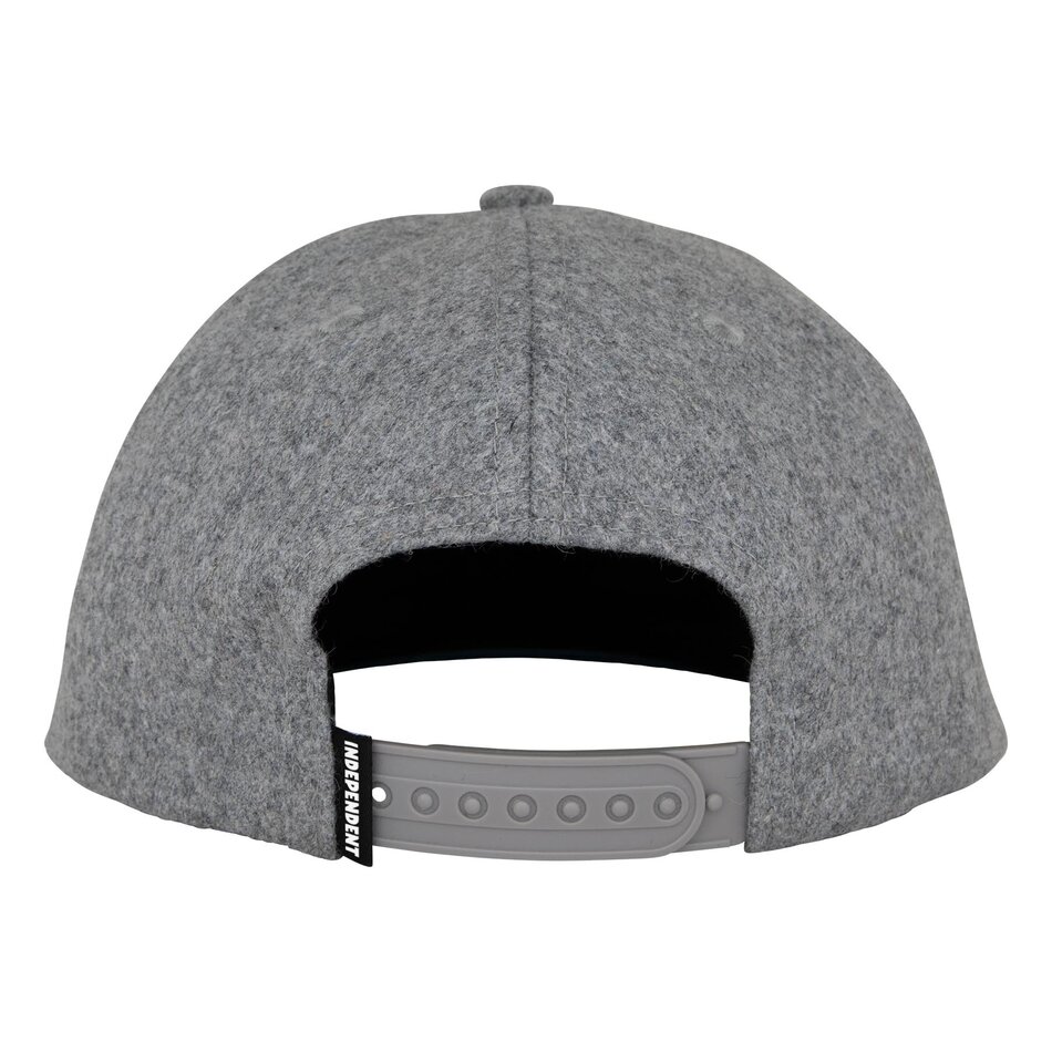 Independent FTR Team Snapback Structured Hat Grey/Navy