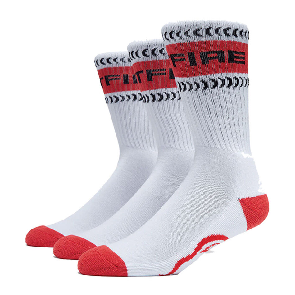 Spitfire Classic 87 Bighead Socks 3-Pack White/Red/Black